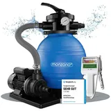 monzana Sandfilteranlage blau 10.200 l/h