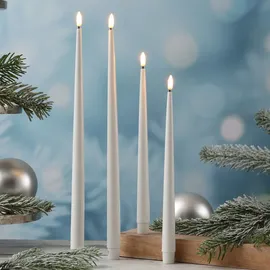 283 LED Stabkerzen ELLA 28 cm 2 St. weiß