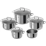 Zwilling Quadro Topf-Set 5-tlg. Kochtopf 3x + Bratentopf + Stieltopf