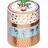 Folia Washi-Tape 4er Set Deko-Klebeband 15 mm x 5 m