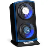 Klarstein St. Gallen Premium Uhrenbeweger 2 Uhren, 4 Geschwindigkeiten,