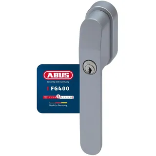 ABUS Abschließbarer Fenstergriff FG400 S AL0125 – Sicherheitslevel 5 – Silber