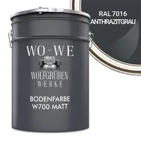 WO-WE Betonfarbe W700 Anthrazitgrau matt 10 l