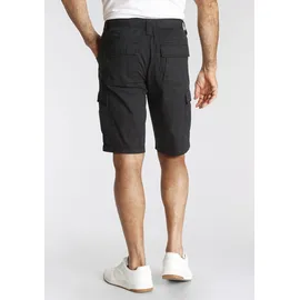 MAN'S WORLD Cargobermudas MAN'S WORLD, Herren, Gr. 44, N-Gr, schwarz, Obermaterial: 100% Baumwolle, unifarben, normal kniebedeckend, Hosen, auch in Großen Größen, Topseller