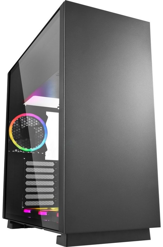 Sharkoon PC-Gehäuse Sharkoon PURE STEEL RGB, Tower-Gehäuse schwarz