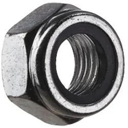 Sicherungsmuttern ISO 10511 - 5 Stahl verzinkt-blau - M10 mm