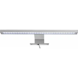 LED Spiegelleuchte TRENDTEAM Lampen weiß (kaltweiß) Länge 30 cm - LED Badaufbauleuchte mit kaltem Licht Mit Multibox