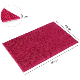 WohnDirect Badematte Beere 80 x 50 cm