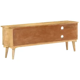 vidaXL Charles TV-Schrank 140x30x50 cm Braun Massivholz