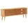 vidaXL Charles TV-Schrank 140x30x50 cm Braun Massivholz