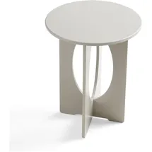 [en.casa] Beistelltisch Podeldsvin Ø 49 x 40 cm Grau