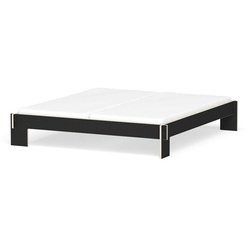 Nils Holger Moormann Bettgestell Siebenschläfer FU schwarz, Designer Christoffer Martens, 36.5x192.6 cm