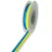 Deko AS GmbH Dekoband Polyester gelb/blau 15 mm x 25 m