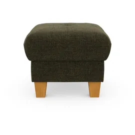 Home Affaire Polsterhocker Lindgren 61 x 46 x 61 cm Grün/Khaki