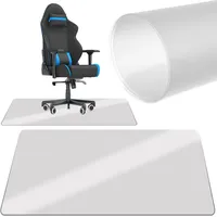 Ruhhy Bürostuhlunterlage Bodenschutzmatte 100x140cm Universal 21789, Farbe:Transparent