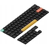 nuphy Shine-Through ABS Keycaps, Tastenkappen für Air 60 V2 Low Profile Tastatur, schwarz, QWERTY-Keycaps ANSI/US