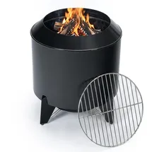 Relaxdays Feuerschale Ø 52 cm Schwarz