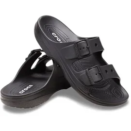 Crocs Saturday Sandal M Herren-Sandalen, flach, Schwarz, Größe 39,