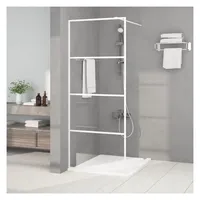 vidaXL Duschwand für begehbare Dusche 80 x 195 cm ESG-Klarglas
