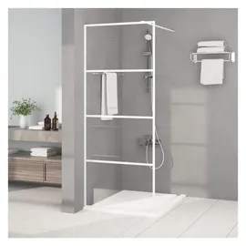 vidaXL Duschwand für begehbare Dusche 80 x 195 cm ESG-Klarglas