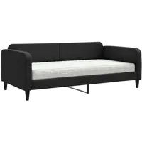 VidaXL Tagesbett mit Matratze 100 x 200 cm schwarz