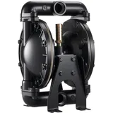 Vevor Druckluft-Doppelmembranpumpe, 132 L/min, 25,4 mm Einlass & Auslass, pneumatische Altöl-Transferpumpe, max. 114 PSI, Gehäuse aus Aluminiumlegierung, für Diesel, Fett, Kerosin, Benzin & Öl