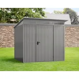 EcoStar Trend-P Typ 2 2,48 x 2,38 m graualuminium Einzeltür