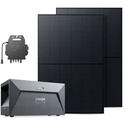 Anker SOLIX Balkonkraftwerk mit Speicher 820W PV, 1600Wh - 0% MwSt. (gem. § 12 Abs. 3 UStG)*