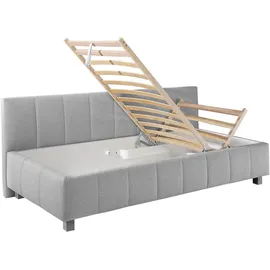 MAINTAL Polsterliege MAINTAL "Mailo", grau, B:97cm L:218cm, Komplettbetten, mit Bettkasten, in 3 Breiten, Federkern- oder Bonellmatratze wählbar