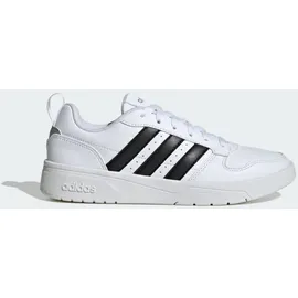 adidas COURTWAVE SCHUH - Cloud White / Core Black / Silver Metallic - 39 1/3
