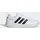 adidas COURTWAVE SCHUH - Cloud White / Core Black / Silver Metallic - 39 1/3