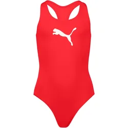 PUMA Swim Racerback Badeanzug Mädchen 02 - red 164