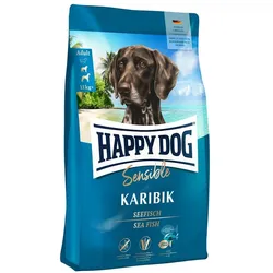 Happy Dog Supreme Karibu 11kg & LAB-V Immuno Hard 45 Kapseln + Ring für Hunde 9,5cm GRATIS!