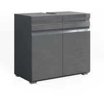 Vicco Waschbeckenunterschrank Fredd 60 x 56 cm Anthrazit Hochglanz