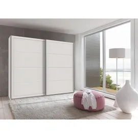möbel-direkt.de Schwebetürenschrank Chalet 180 x 208 x 65 cm Weiß