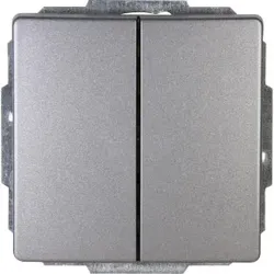 Kopp 600343084 VENEDIG - Wechsel/Wechselschalter, Farbe: platin