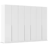 otto home Drehtürenschrank OTTO HOME "Kleiderschrank Schrank Garderobe AGORDO TOPSELLER Schlafzimmer", weiß (alpinweiß), B:315cm H:229cm T:54cm, Holzwerkstoff, Schränke, Drehtürenschrank, durchdachte Innenausstattung, in 7 Breiten und 2 Höhen MADE IN GERMANY,