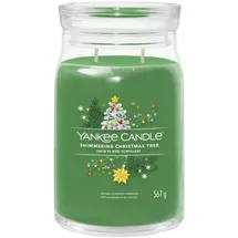 Yankee Candle Shimmering Christmas Tree Duftkerze 567 g grün