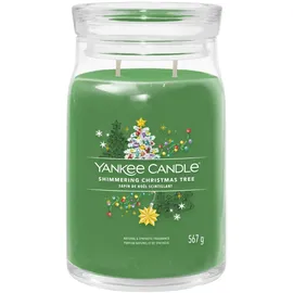 Yankee Candle Shimmering Christmas Tree Duftkerze 567 g grün