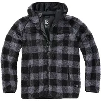Brandit Textil Teddy Worker Jacke Black / Grey 7XL