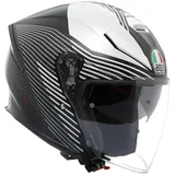 AGV K5 Jet Evo Control Schwarz/Weiß/Pink M