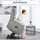 Homcom Sessel mit Aufstehhilfe Elektrisch, Relaxsessel mit Liegefunktion, Massagesessel mit Fernbedienung, Seitentasche und Fußteil,
