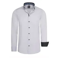 RUSTY NEAL Langarmhemd grau 3XL