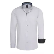 RUSTY NEAL Langarmhemd grau 3XL