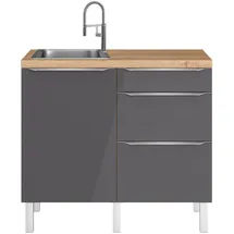 OPTIFIT Lilly2 Elektrokochfeld links grau