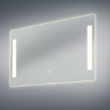 Testrut axentia LED-Badspiegel, Wandspiegel mit Touch-Funktion, ca. 80 x 60 x 3,5 cm