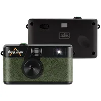 camp snap CS-V105 – Retro Digitalkamera im Vintage-Look, mit Vintage-Fotoeffekten, ohne Display, 8MP, USB-C, SD-Slot, grün