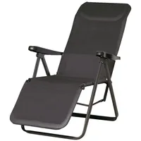 barths Lugano Relaxliege 65 x 85 x 114 cm anthrazit klappbar