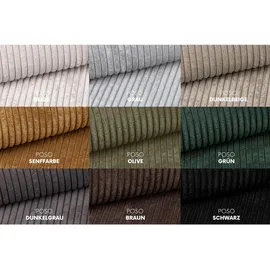 kaiser möbel Ecksofa mit schlaffunktion und bettkasten, BEST U XL stoff Poso und Verita, Komfortabler Schaumstoff, Schlaffunktion, Bettkasten grau