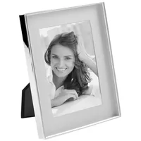 Fink [W] Kim/Rahmen,versilb,grau Passepartout,AS/13x18cm